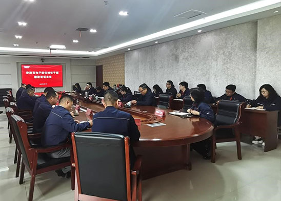 半導(dǎo)體材料板塊召開新任干部廉政談話會議